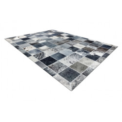 Dywan PATCHWORK 21716 szary - Skóra bydlęca 160x230cm