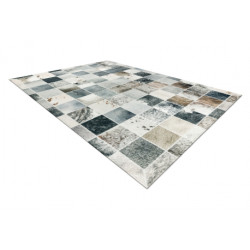 Dywan PATCHWORK 21716 beż - Skóra bydlęca 120x170cm