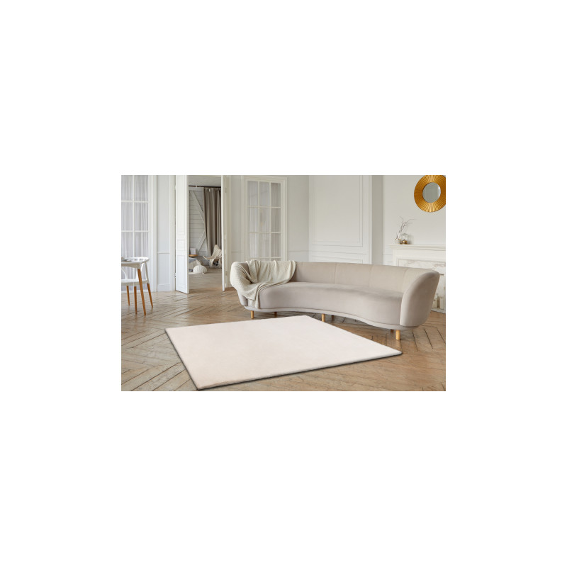 Dywan TEDDY NEW sand 52 Shaggy beż bardzo gruby, pluszowy 60x100cm