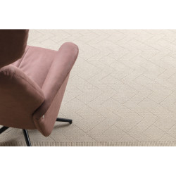 Dywan wełniany VILLA 7636/68200 Zygzak SIZAL, płaskotkany beż 160x230cm Dywan wełniany VILLA 7636/68200 Zygzak SIZAL, płaskotkany beż 160x230cm