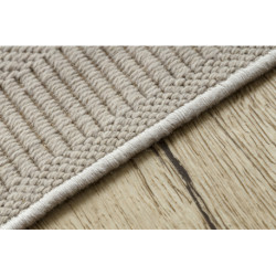 Dywan wełniany VILLA 7636/68200 Zygzak SIZAL, płaskotkany beż 160x230cm Dywan wełniany VILLA 7636/68200 Zygzak SIZAL, płaskotkany beż 160x230cm