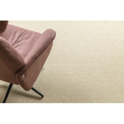 Dywan wełniany VILLA 8986/69400 Jednolity SIZAL, płaskotkany beż 80x150cm