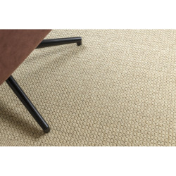 Dywan wełniany VILLA 8986/69400 Jednolity SIZAL, płaskotkany beż 80x150cm