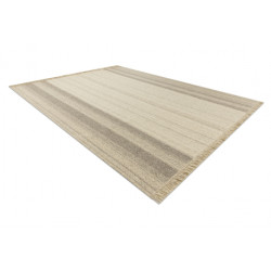 Dywan wełniany VILLA 7796/72800 Paski SIZAL, płaskotkany beż 80x150cm