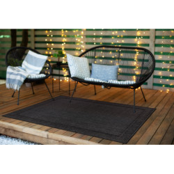 Dywan TIMO 5979 SZNURKOWY SIZAL outdoor ramka czarny 80x150cm Dywan TIMO 5979 SZNURKOWY SIZAL outdoor ramka czarny 80x150cm