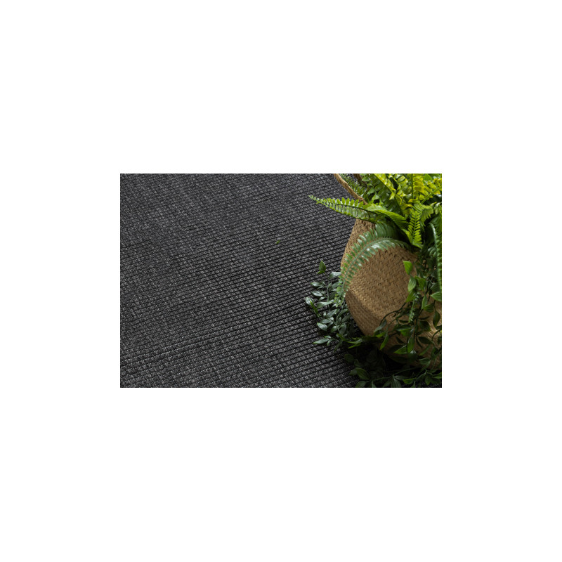 Dywan, chodnik TIMO 5979 SZNURKOWY SIZAL outdoor ramka czarny 60x250cm