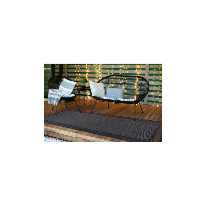 Dywan, chodnik TIMO 5979 SZNURKOWY SIZAL outdoor ramka czarny 70x250cm Dywan, chodnik TIMO 5979 SZNURKOWY SIZAL outdoor ramka czarny 70x250cm