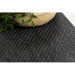 Dywan, chodnik TIMO 6272 SZNURKOWY SIZAL outdoor czarny 60x300cm