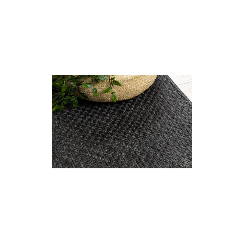 Dywan, chodnik TIMO 6272 SZNURKOWY SIZAL outdoor czarny 80x250cm