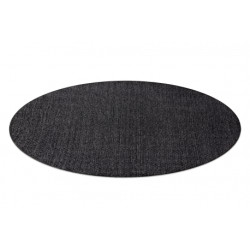 Dywan TIMO 6272 koło SZNURKOWY SIZAL outdoor czarny koło 200cm