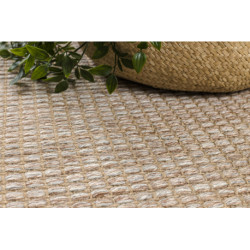 Dywan JUTE 3652 beż / szary jednolity - jutowy, płaskotkany, frędzle 200x290cm Dywan JUTE 3652 beż / szary jednolity - jutowy, płaskotkany, frędzle 200x290cm