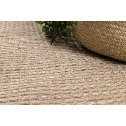Dywan JUTE 3652 ciemny beż jednolity - jutowy, płaskotkany, frędzle 200x290cm Dywan JUTE 3652 ciemny beż jednolity - jutowy, płaskotkany, frędzle 200x290cm