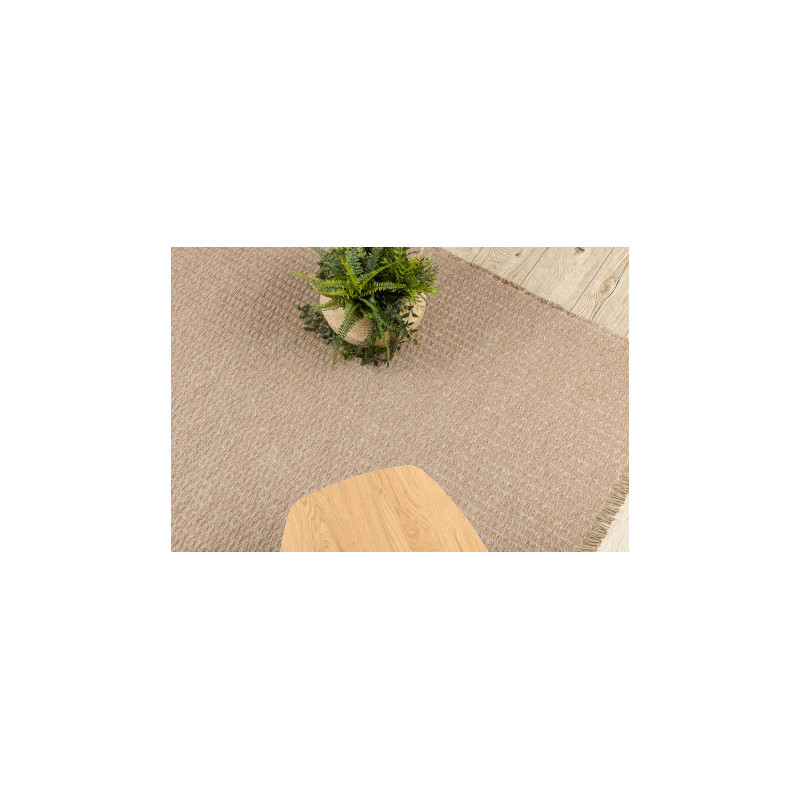 Dywan JUTE 3650 beż linie - jutowy, płaskotkany, frędzle 60x100cm Dywan JUTE 3650 beż linie - jutowy, płaskotkany, frędzle 60x100cm