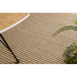 Dywan JUTE 3651 ciemny beż jednolity - jutowy, płaskotkany, frędzle 140x190cm Dywan JUTE 3651 ciemny beż jednolity - jutowy, płaskotkany, frędzle 140x190cm