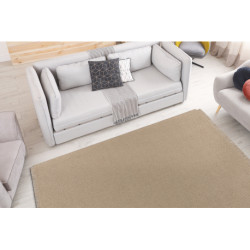 Dywan JUTE 3731 ciemny beż jednolity - jutowy, płaskotkany, frędzle 60x100cm Dywan JUTE 3731 ciemny beż jednolity - jutowy, płaskotkany, frędzle 60x100cm