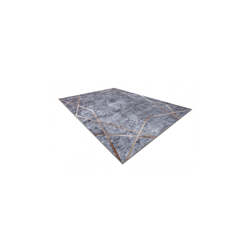 Dywan do prania MIRO 51233.809 Geometryczny antypoślizgowy - szary 120x170cm Dywan do prania MIRO 51233.809 Geometryczny antypoślizgowy - szary 120x170cm