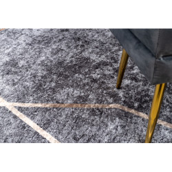 Dywan do prania MIRO 51233.809 Geometryczny antypoślizgowy - szary 120x170cm Dywan do prania MIRO 51233.809 Geometryczny antypoślizgowy - szary 120x170cm