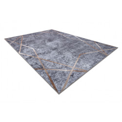 Dywan do prania MIRO 51233.809 Geometryczny antypoślizgowy - szary 200x290cm