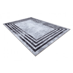 Dywan do prania MIRO 51325.805 Geometryczny, linie antypoślizgowy - szary 200x290cm