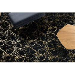 Dywan do prania MIRO 11111.2106 Marmur, glamour antypoślizgowy - czarny / złoty 80x150cm Dywan do prania MIRO 11111.2106 Marmur, glamour antypoślizgowy - czarny / złoty 80x150cm