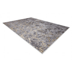 Dywan do prania MIRO 11111.2103 Marmur, glamour antypoślizgowy - ciemnoszary / złoty 160x220cm