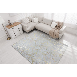 Dywan do prania MIRO 11111.2108 Marmur, glamour antypoślizgowy - krem / złoty 160x220cm Dywan do prania MIRO 11111.2108 Marmur, glamour antypoślizgowy - krem / złoty 160x220cm