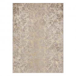 Dywan do prania MIRO 11111.2104 Marmur, glamour antypoślizgowy - beż / złoty 80x150cm