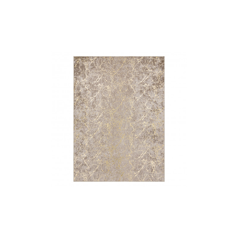 Dywan do prania MIRO 11111.2104 Marmur, glamour antypoślizgowy - beż / złoty 80x150cm