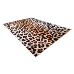 Dywan do prania MIRO 51568.804 Panterka antypoślizgowy - krem / brązowy 120x170cm