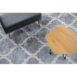 Dywan do prania MIRO 51639.805 Trellis kratka antypoślizgowy - szary 120x170cm Dywan do prania MIRO 51639.805 Trellis kratka antypoślizgowy - szary 120x170cm