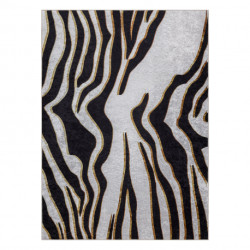 Dywan do prania MIRO 52002.807 Zebra antypoślizgowy - krem / czarny 80x150cm