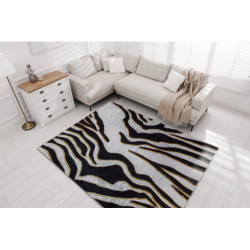 Dywan do prania MIRO 52002.807 Zebra antypoślizgowy - krem / czarny 140x190cm Dywan do prania MIRO 52002.807 Zebra antypoślizgowy - krem / czarny 140x190cm