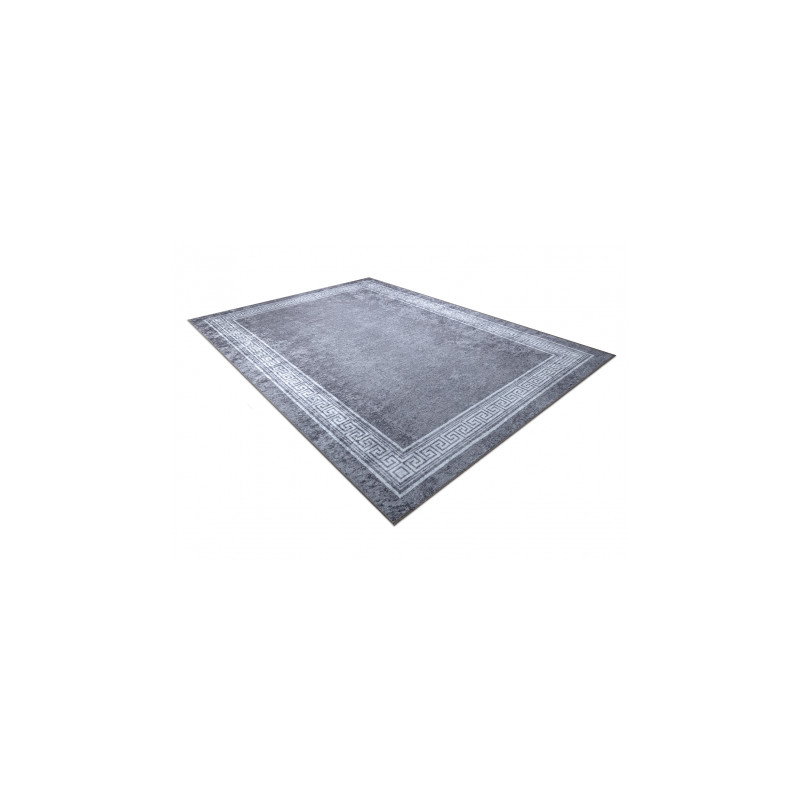 Dywan do prania MIRO 51317.807 Ramka, grecki antypoślizgowy - szary 120x170cm