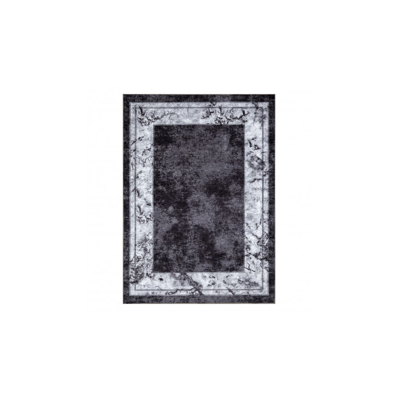 Dywan do prania MIRO 51813.805 Ramka, marmur antypoślizgowy - krem / szary 120x170cm