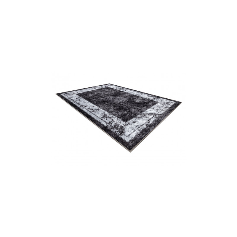 Dywan do prania MIRO 51813.805 Ramka, marmur antypoślizgowy - krem / szary 120x170cm