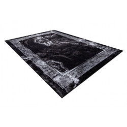 Dywan do prania MIRO 51278.814 Marmur, grecki antypoślizgowy - czarny / biały 200x290cm