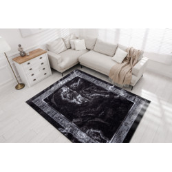 Dywan do prania MIRO 51278.814 Marmur, grecki antypoślizgowy - czarny / biały 200x290cm Dywan do prania MIRO 51278.814 Marmur, grecki antypoślizgowy - czarny / biały 200x290cm
