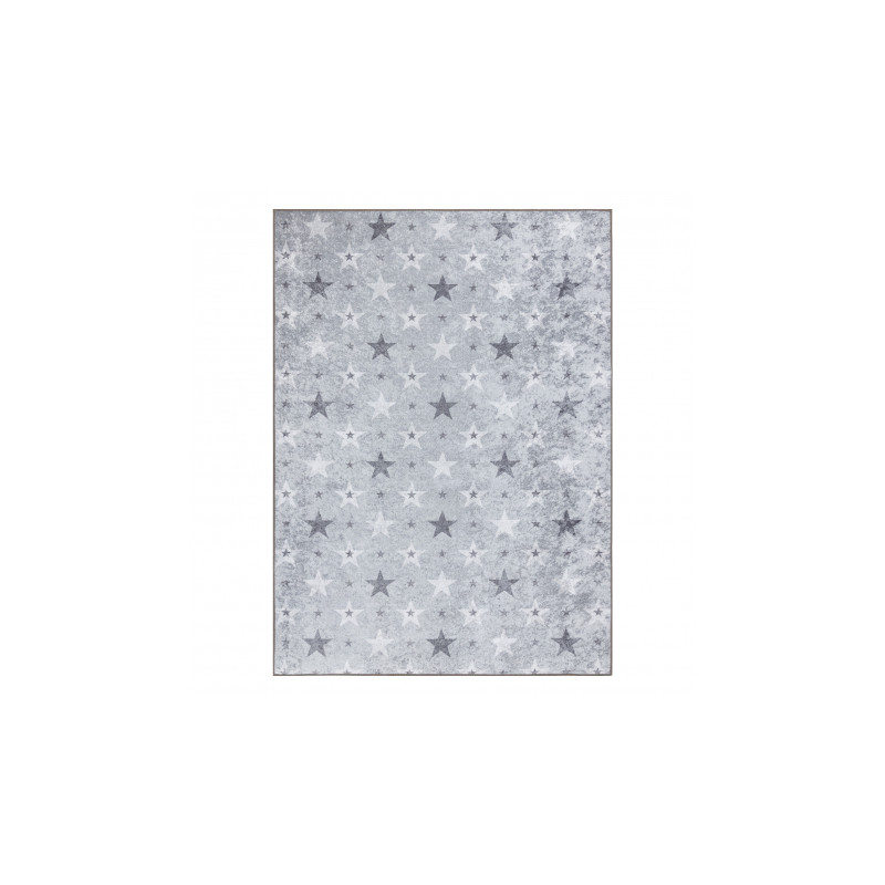 Dywan do prania JUNIOR 51798.804 Gwiazdki dla dzieci, antypoślizgowy - szary 160x220cm Dywan do prania JUNIOR 51798.804 Gwiazdki dla dzieci, antypoślizgowy - szary 160x220cm