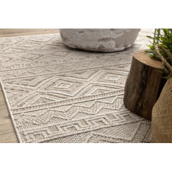 Dywan JERSEY 19234 beż - Romby, pętelkowy, strukturalny BOHO 120x170cm Dywan JERSEY 19234 beż - Romby, pętelkowy, strukturalny BOHO 120x170cm