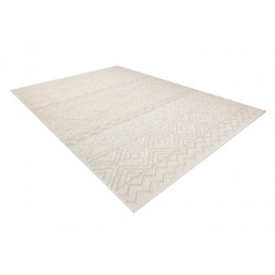 Dywan JERSEY 19234 krem - Romby, pętelkowy, strukturalny BOHO 60x100cm