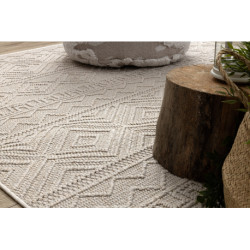 Dywan JERSEY 19234 krem - Romby, pętelkowy, strukturalny BOHO 120x170cm Dywan JERSEY 19234 krem - Romby, pętelkowy, strukturalny BOHO 120x170cm