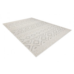 Dywan JERSEY 19234 szary - Romby, pętelkowy, strukturalny BOHO 60x100cm