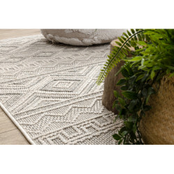 Dywan JERSEY 19234 szary - Romby, pętelkowy, strukturalny BOHO 160x220cm Dywan JERSEY 19234 szary - Romby, pętelkowy, strukturalny BOHO 160x220cm