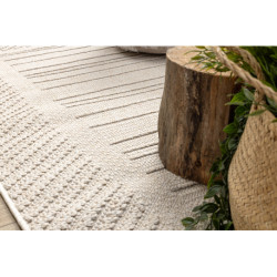 Dywan JERSEY 19261 krem - Ramka pętelkowy, strukturalny BOHO 60x100cm