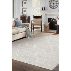 Dywan JERSEY 19241 szary - Romby, geometryczny pętelkowy, strukturalny BOHO 60x100cm Dywan JERSEY 19241 szary - Romby, geometryczny pętelkowy, strukturalny BOHO 60x100cm