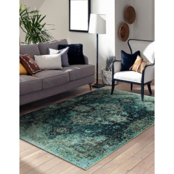 Dywan ANTIKA ancret oldcooper, nowoczesny ornament, do prania - zielony 160x220cm Dywan ANTIKA ancret oldcooper, nowoczesny ornament, do prania - zielony 160x220cm
