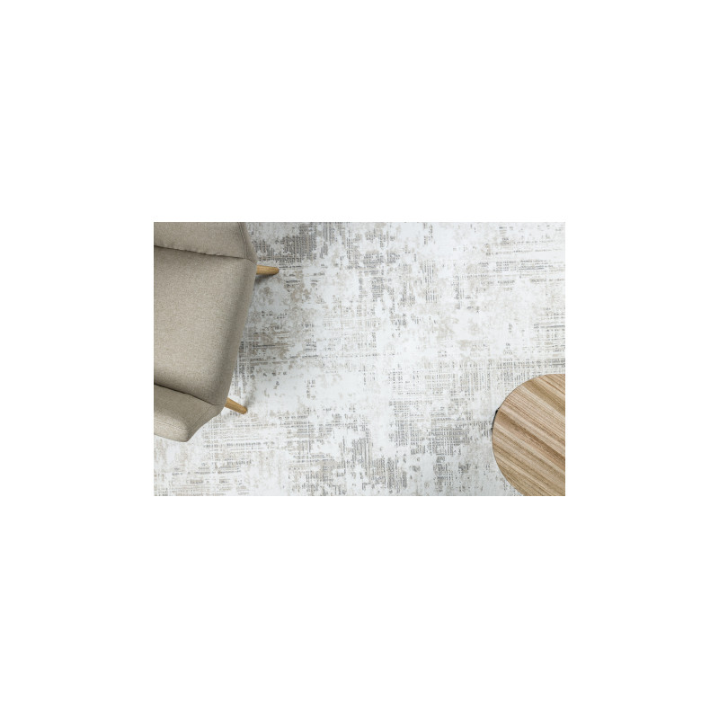 Dywan DUKE 51374 krem - Vintage, strukturalny, bardzo miękki, frędzle 280x370cm
