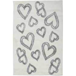 Dywan SLIM 6923 WHITE/GREY 133x190cm