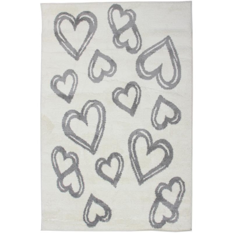 Dywan SLIM 6923 WHITE/GREY 133x190cm