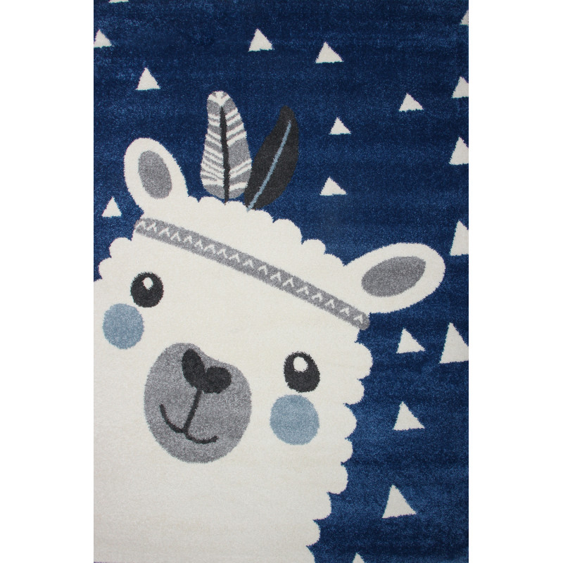 Dywan Kiddy LAMA NIEBIESKA 160x230cm Dywan Kiddy LAMA NIEBIESKA 160x230cm